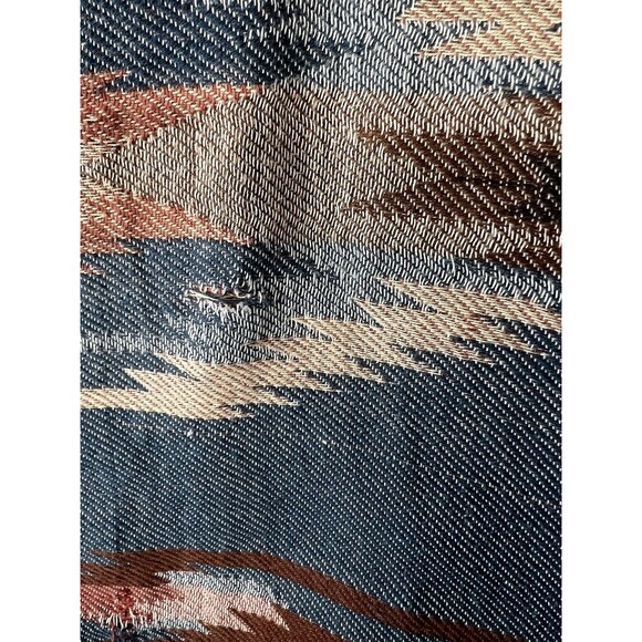 Ariat Ladies Chimayo Blue Aztec Print Shirt Jacket Women's Size XL - Picture 12 of 15